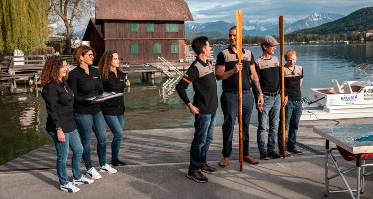 Teamfoto Petzis Backstube & JetMarine Schiffswerft