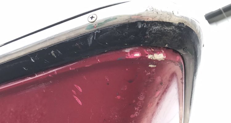Gelcoat Beschädigung Boot