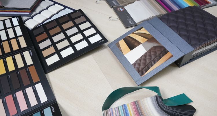 Unterschiedliche Materialien bei der Tapezierung